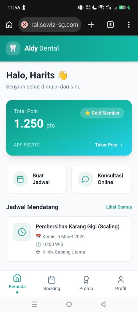 Aplikasi Aldy Dental